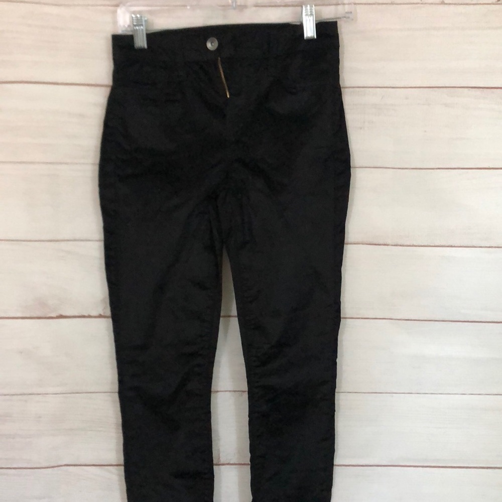 Splendid Velour Black Skinny Jeans 25